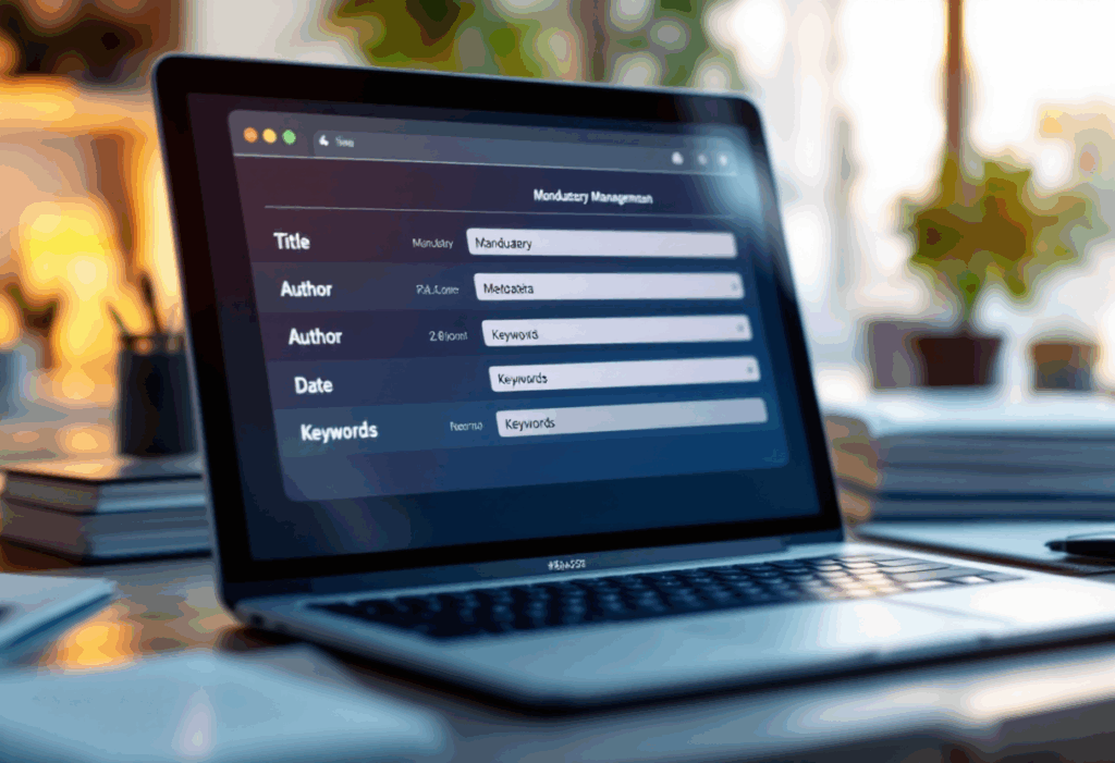 Metadados na gestão de documentos: campos obrigatórios para encontrar qualquer arquivo em segundos